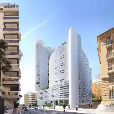 Lägenhet Plein Coeur De Monaco, A 300 Metres A Pied Du Port De Monaco, 4 Pieces Dans Des Escaliers Vue Exceptionnelle