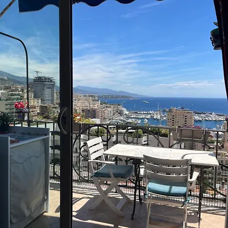 Plein Coeur De Monaco, A 300 Metres A Pied Du Port De Monaco, 4 Pieces Dans Des Escaliers Vue Exceptionnelle * Monte Carlo